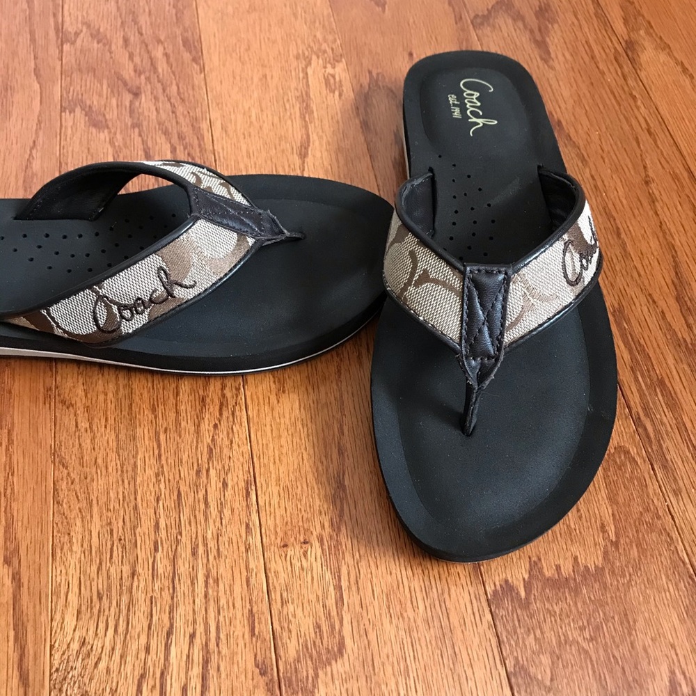 Coach Flip Flops